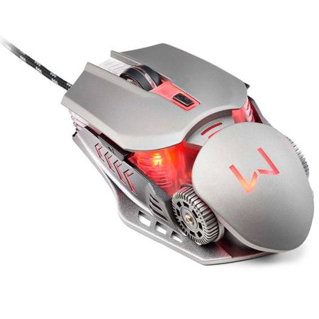 Imagem de Kit Teclado e Mouse Gamer USB LED Color Multilaser Warrior TC223