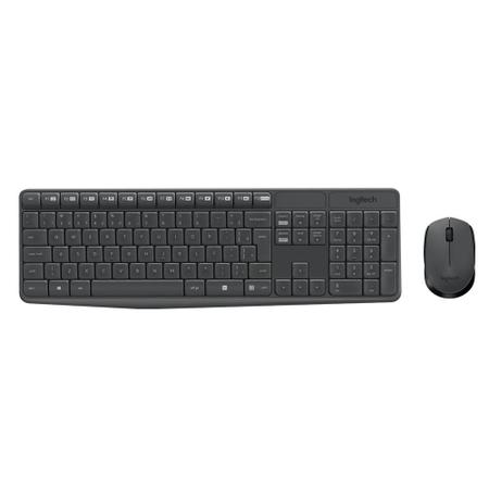 Kit Teclado E Mouse Sem Fio Logitech Mk235 Cinza - Kit Teclado e Mouse -  Magazine Luiza