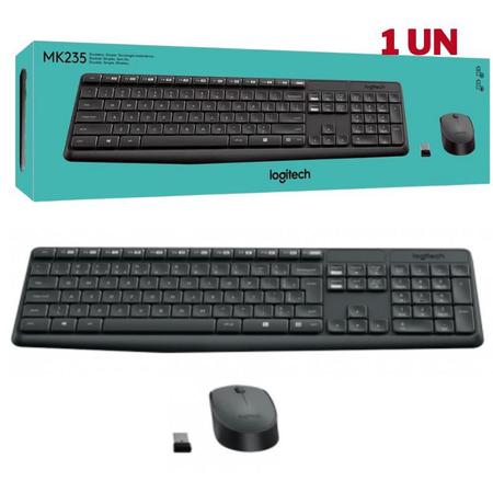 Kit Teclado E Mouse Sem Fio Logitech Mk235 Cinza - Kit Teclado e Mouse -  Magazine Luiza