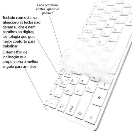 Teclado Para Notebook E Pc Usb Digitar Rápido E Sem Barulho