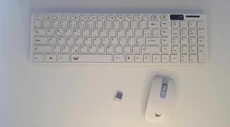 Imagem de Kit Teclado E Mouse Wireless Sem Fio Ultra Slim 2.4g