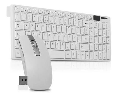 Kit Teclado Slim e Mouse Sem Fio Wireless Para Computador Notebook Usb -  Online - Kit Teclado e Mouse - Magazine Luiza