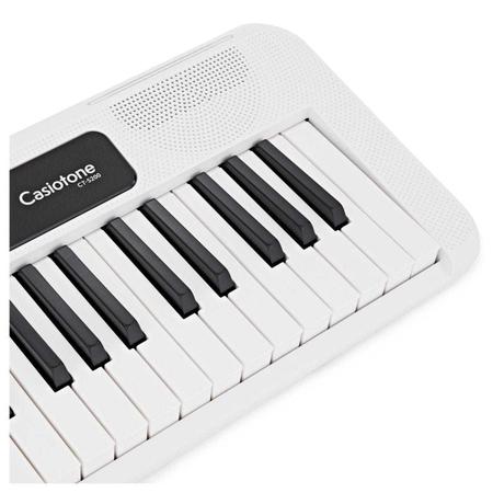 Kit Teclado Casio CT-S200 Branco + Pedal Stand - Koala Music