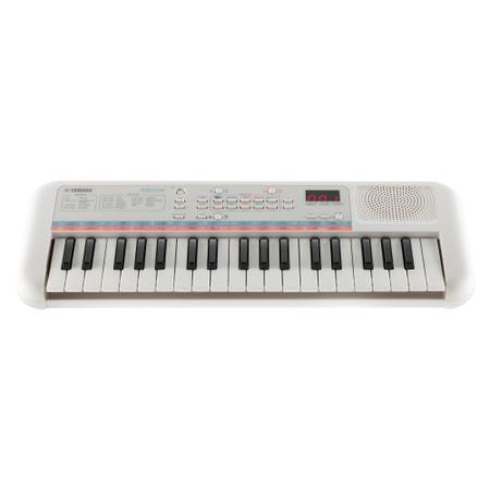 Kit Teclado Musical Infantil Yamaha pss E30 Mini Remie Branco +