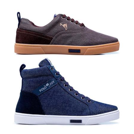 Tênis cano alto polo joy masculino cheap