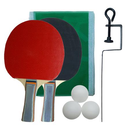 Kit 2 Raquete Tenis De Mesa Ping Pong Profissional + 3 Bola - BRA SPORT -  Kit Ping Pong - Magazine Luiza