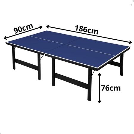 Kit Tenis de Mesa de Ping Pong Juvenil 15mm MDF Sports Mania Imagem de Kit Tenis de Mesa de Ping Pong Juvenil 15mm MDF Sports Mania