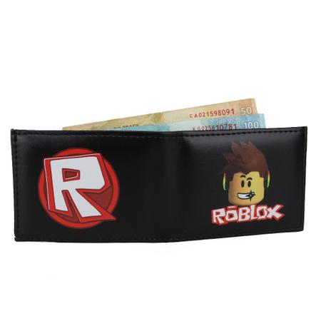 Kit Tênis Esportivo Slip Elástico E Carteira Roblox Personagem