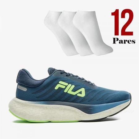 Kit Tênis Fila Float Maxxi 2 Masculino + 12 Pares de Meias Imagem de Kit Tênis Fila Float Maxxi 2 Masculino + 12 Pares de Meias
