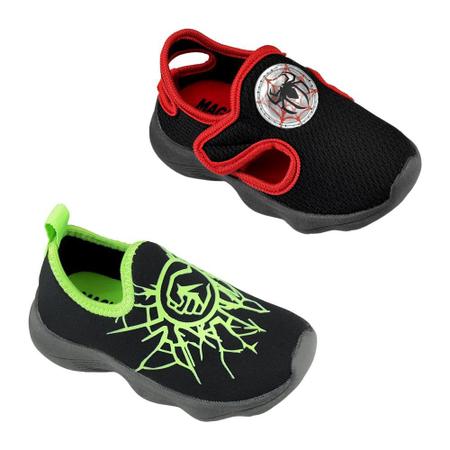 Kit T nis Infantil Masculino Calce F cil Magicc Kids TN 002 TN 003