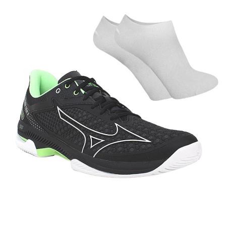 Imagem de Kit Tênis Mizuno Exceed 5 All Court Masculino + Meia