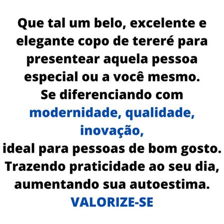 Imagem de Kit tereré cuia copo redondo 350ml alumínio parede dupla preto + bomba mola desmontável com rosca prata + escova higiene