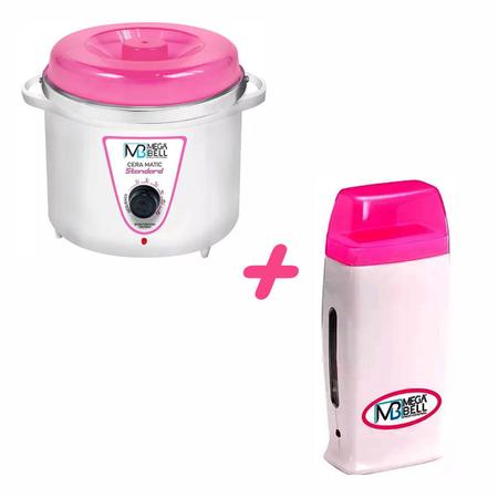 Imagem de Kit Termocera ROSA 700g  + Roll On ROSA - Mega Bell