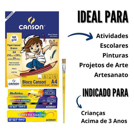 Kit de Tintas Guache Artístico e Profissional Talento com 16 Unidades de 20  ml cada - CasaDaArte