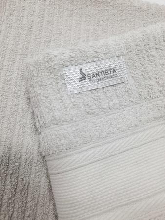 Imagem de Kit toalha de banho + rosto Unique Santista - cor gelo