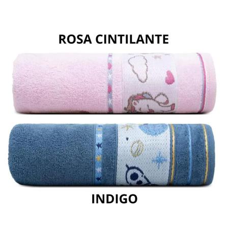 Imagem de KIT Toalha de Banho Soft Kids 68x110-100% Algodão Gramatura390g