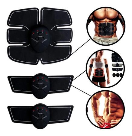 Imagem de Kit Tonificador Muscular Elétrico 5 Em 1 Estimulador Costas, Coxas, Bicps