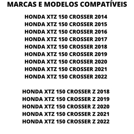Kit Relação Corrente Coroa Pinhão XTZ 150 Crosser 14 A 19 - AL Moto Parts