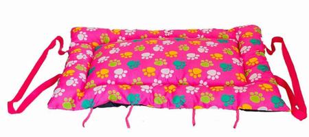 Imagem de Kit Transporte Bolsa E Colchonete Impermeavel Dog Pink - Comfortpet