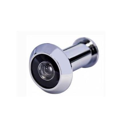 Kit Trava Auxiliar Stam 1004 Simples Tetra Inox com Olho Magico Soprano Imagem de Kit Trava Auxiliar Stam 1004 Simples Tetra Inox com Olho Magico Soprano