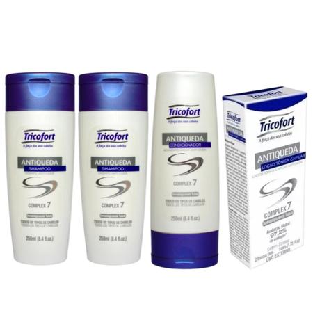 Imagem de Kit Tricofort 2 Shampoo + 1 Condicionador + 1 Tônico Capilar Antiqueda Original!