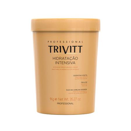Imagem de Kit Trivitt 4pçs: Kit Leave-in Hidratante+ Mascara Hidratação 1kg
