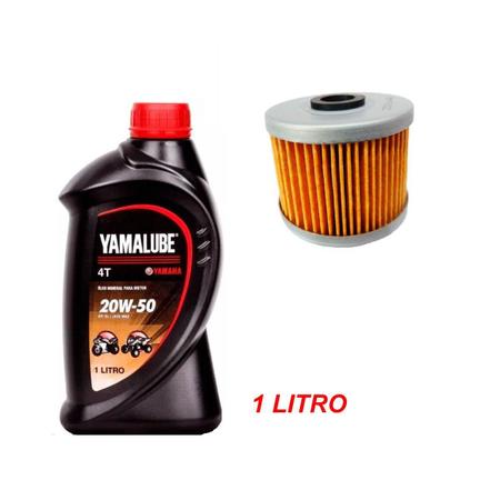 Imagem de Kit Troca Oleo E Filtro yamaha Xtz150 Crosser Yamalube 10w40