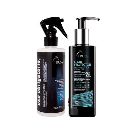 Imagem de Kit Truss Finalizadores - Uso Obrigatório 260ml e Leave-in Finish Hair Protector 250ml