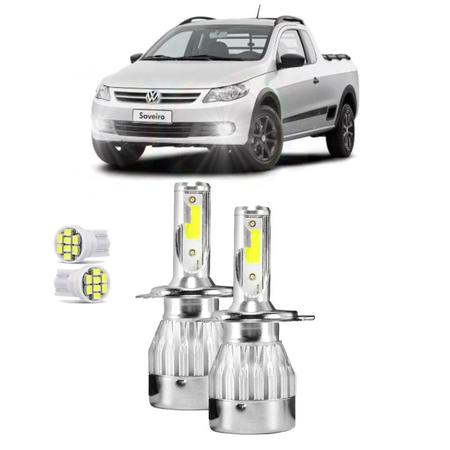 Imagem de Kit Ultra Led Milha Volkswagen Saveiro G5/G6 20000 Lúmens