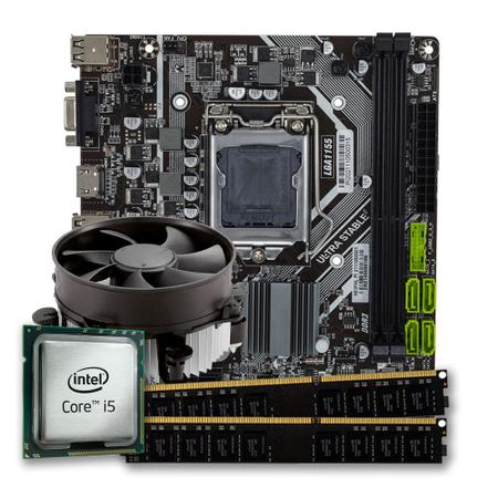 Imagem de kit Upgrade, Intel i5-3470 + H61+ 16GB DDR3