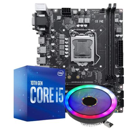 Kit Upgrade Placa Mãe H510 Intel Core I5 10400 e Cooler - FONECAR - Peças  para Computador e Notebook - Magazine Luiza