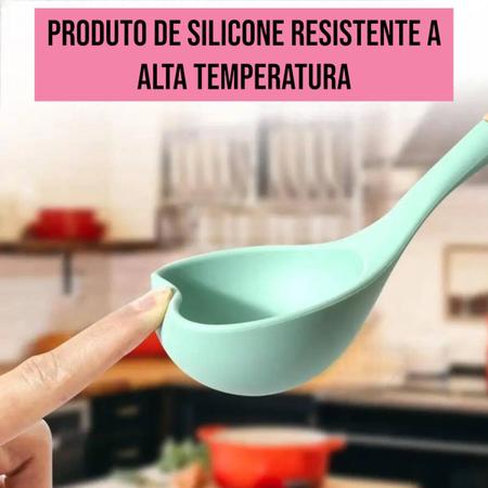 Imagem de Kit Utensilios de Silicone de Cozinha Com 12 Peças Premium