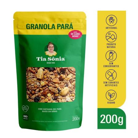 Imagem de Kit Vegana Granola Pará, Mix Frutas e Castanhas Caramelizada