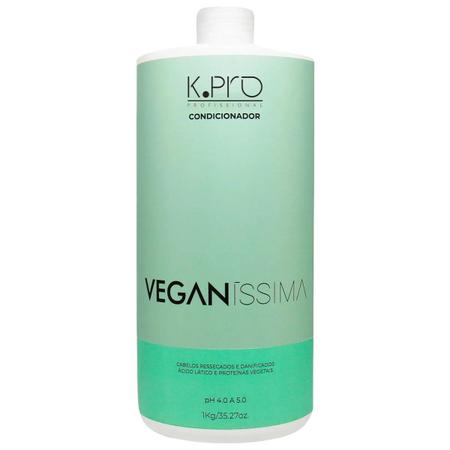 Kit Veganíssima KPro 1 Shampoo Moisturizer 1 Condicionador 1L - K.Pro Imagem de Kit Veganíssima KPro 1 Shampoo Moisturizer 1 Condicionador 1L