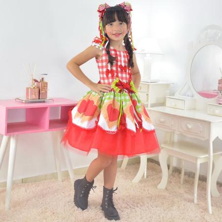 Vestido festa hotsell junina tule
