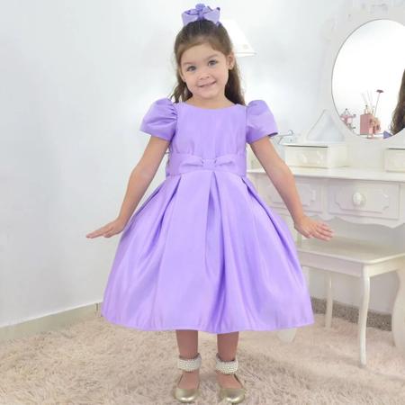 Kit Vestido Infantil Branco Sofia