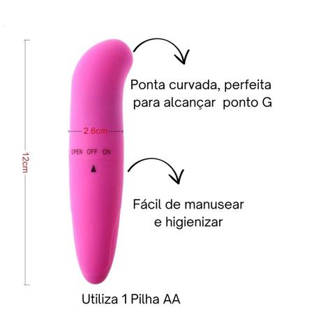 Imagem de Kit Vibrador Femini Ponto G + Bullet Cápsula + Anel Peniano + Capa Peniana