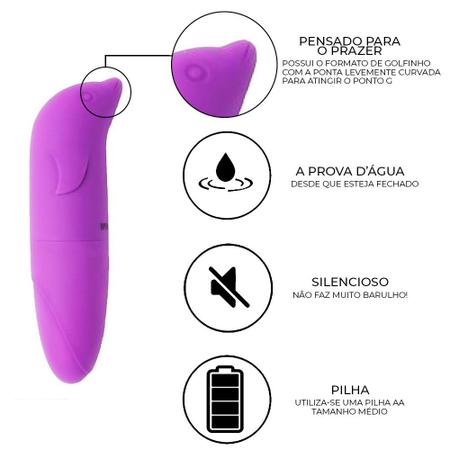 Vibrador Bullet para Mulher, Ponto G, Mamilo, Clitoriano, Pincel