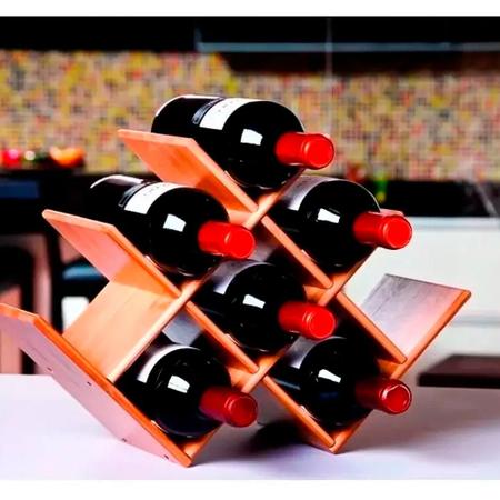 Imagem de Kit Vinho - Aerador, Decantor e Rack em Madeira de Vinho 