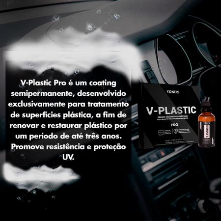Imagem de Kit Vitrificação Plástico Sintra + Revelax + Vplastic Vonixx