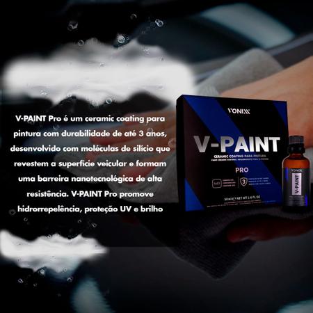 Imagem de Kit Vitrificador V Paint 50ml + Revelax Vonixx + Pano
