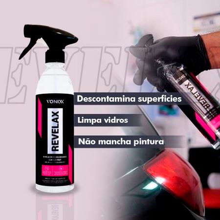 Imagem de Kit Vitrificador V Paint 50ml + Revelax Vonixx + Pano