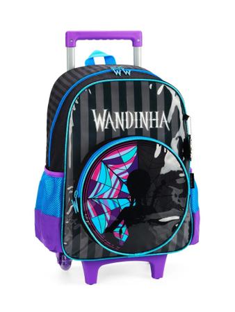 Imagem de Kit Wandinha ul Mochila De Rodas + Lancheira + Estojo