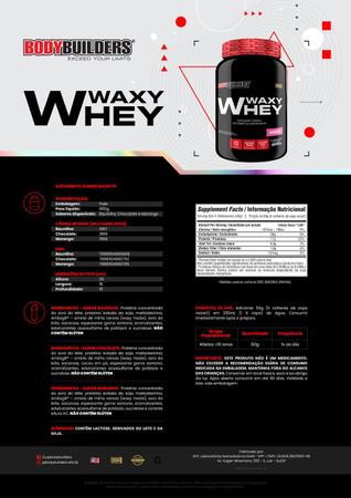 Imagem de Kit Waxy Whey 900g + Voltz 250g+ BCAA 100g + Creatine 100g + Waxy Maize 800g+ Colágeno + Coqueteleira - Bodybuilders