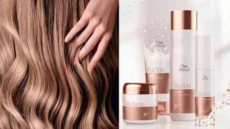 Imagem de Kit Wella Fusion Intense Repair Shampoo 1000ml + Condicionador 1000ml + Máscara 500ml