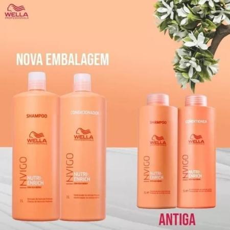 Imagem de Kit Wella Invigo Nutri Enrich - Shampoo+Cond+Masc + Leave-in