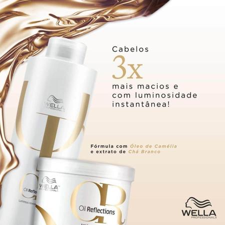 Kit Wella Professionals Oil Reflections Duo Salão Shampoo 1000ml + Mascara  500g (2 Produtos) - Wella profissional - Kit de Tratamento para Cabelos -  Magazine Luiza