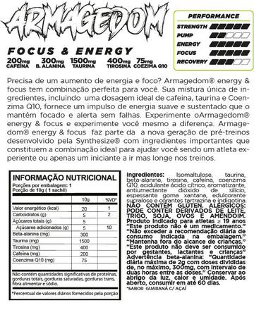 Imagem de Kit Whey Isolate Refil 1814g Açaí + Armagedom 150g Maçã-Verde + Creatina 120g Synthesize