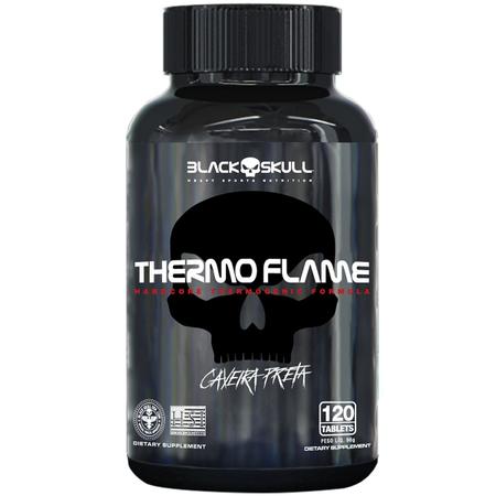 Imagem de Kit Whey Protein 100% HD Pure 900g + Thermo Flame Termogênico 120 Tabletes + Coqueteleiira 600ml Black Skull - Whey Isolado Hidrolisado Concentrado