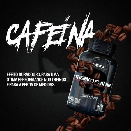 Imagem de Kit Whey Protein 100% HD Pure 900g + Thermo Flame Termogênico 120 Tabletes + Coqueteleiira 600ml Black Skull - Whey Isolado Hidrolisado Concentrado